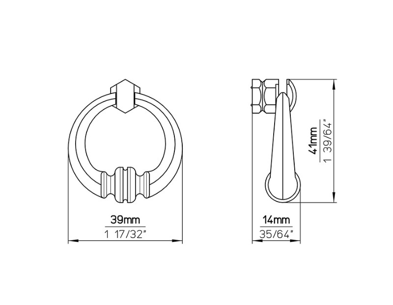 Ручки в античній бронзі сучасна класика SIRO