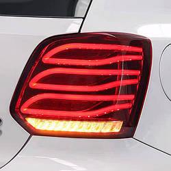 Задні криси тюнінг ліхтарі Volkswagen Polo хетчбек 2009-2018 р. Поло