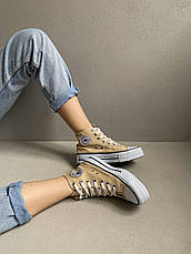 Жіночі кеди Converse Chuck Taylor High Sole Beige ALL07758, фото 2