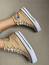 Жіночі кеди Converse Chuck Taylor High Sole Beige ALL07758, фото 3