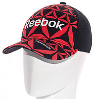 Черная мужская женская кепка бейсболка Reebok Рибок летняя кепка