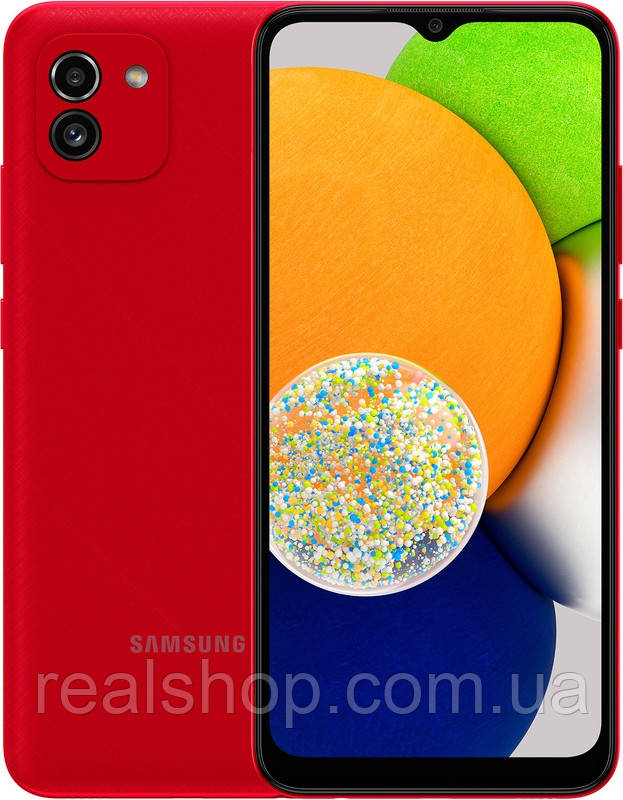 Samsung Galaxy A03 2022 A035F 3/32Gb Red Гарантія 12 місяців!   Новий! З вітрини!