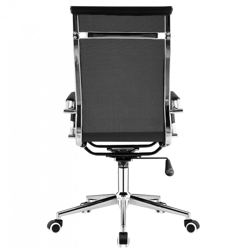 Кресло офисное Невада хром механизм Tilt сетка черная (СДМ мебель-ТМ) - фото 2 - id-p1605766736
