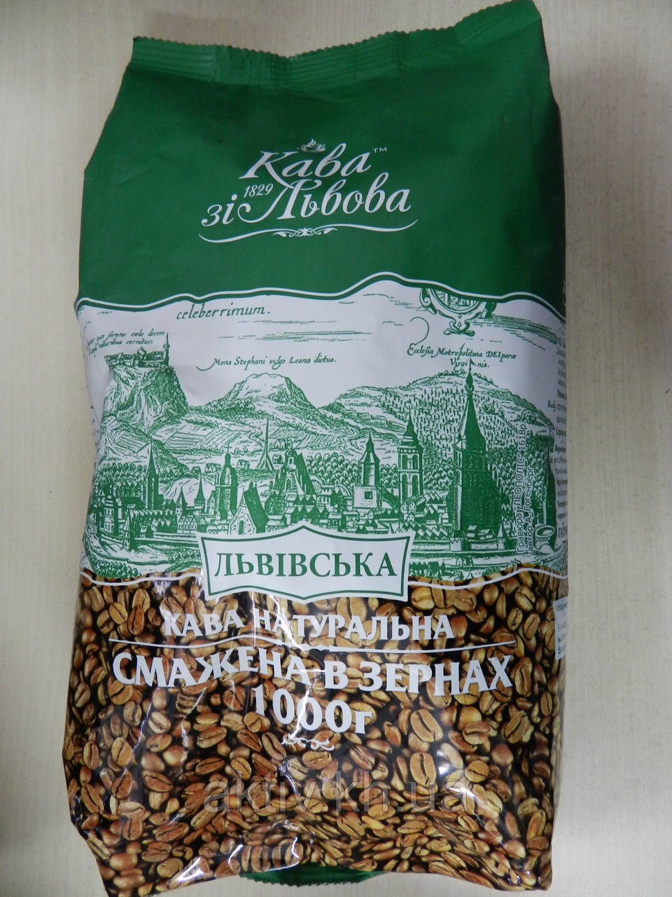 Кофе ,,Кава зі Львова Львівська"зерно 1кг, фото 1