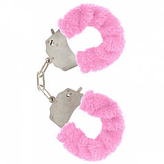 Якісні наручники Toy Joy (Голландія) Furry Fun, рожеві   | Knopka