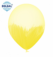 Латексна кулька BELBAL 12"(30 см) Браш кристал жовтий