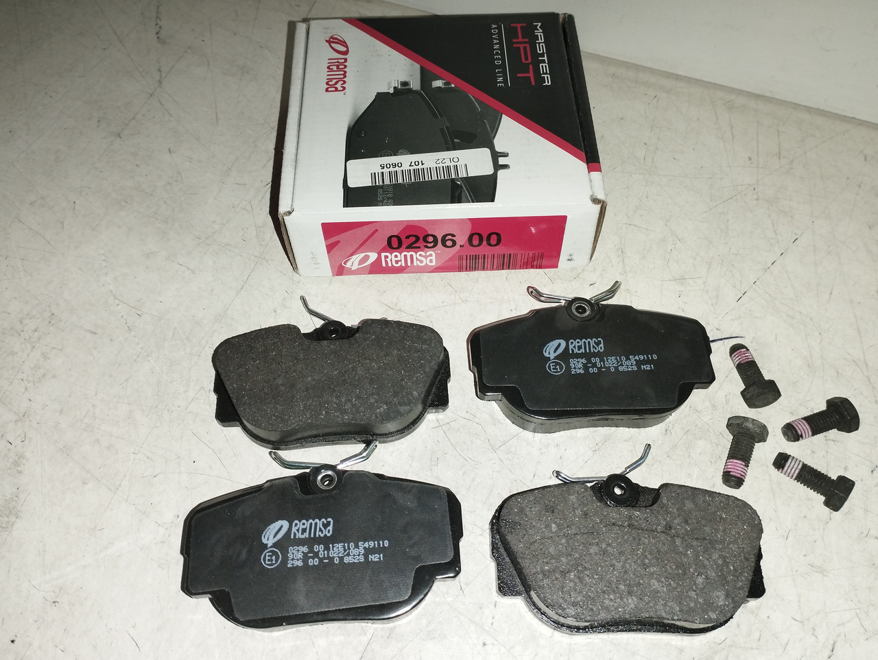 REMSA Колодки гальмівні передні BMW 3 SERIES (E30) 82-91, 3 SERIES (E30) TOURING 91-94, фото 1
