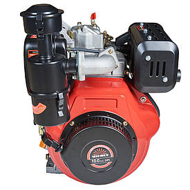 Дизельний двигун до мотоблоку Vitals DE 10.0k дизельний, під шпонку 25,4 мм, 10,0 л. с.