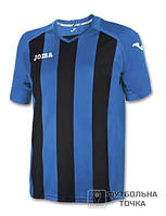 Футболка Joma PISA 12 (чорно-синя) (1202.98.071). Футбольні футболки. Футбольна форма.