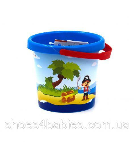 Відерце з термонаклейкою (синє)