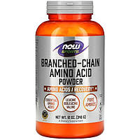 Аминокислоты с разветвленной цепью NOW Foods, Sports "Branched Chain Amino Acid Powder" в порошке (340 г)