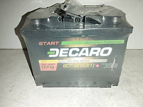 Аккумулятор DECARO Start 60Ah 480A(EN) СНГ +