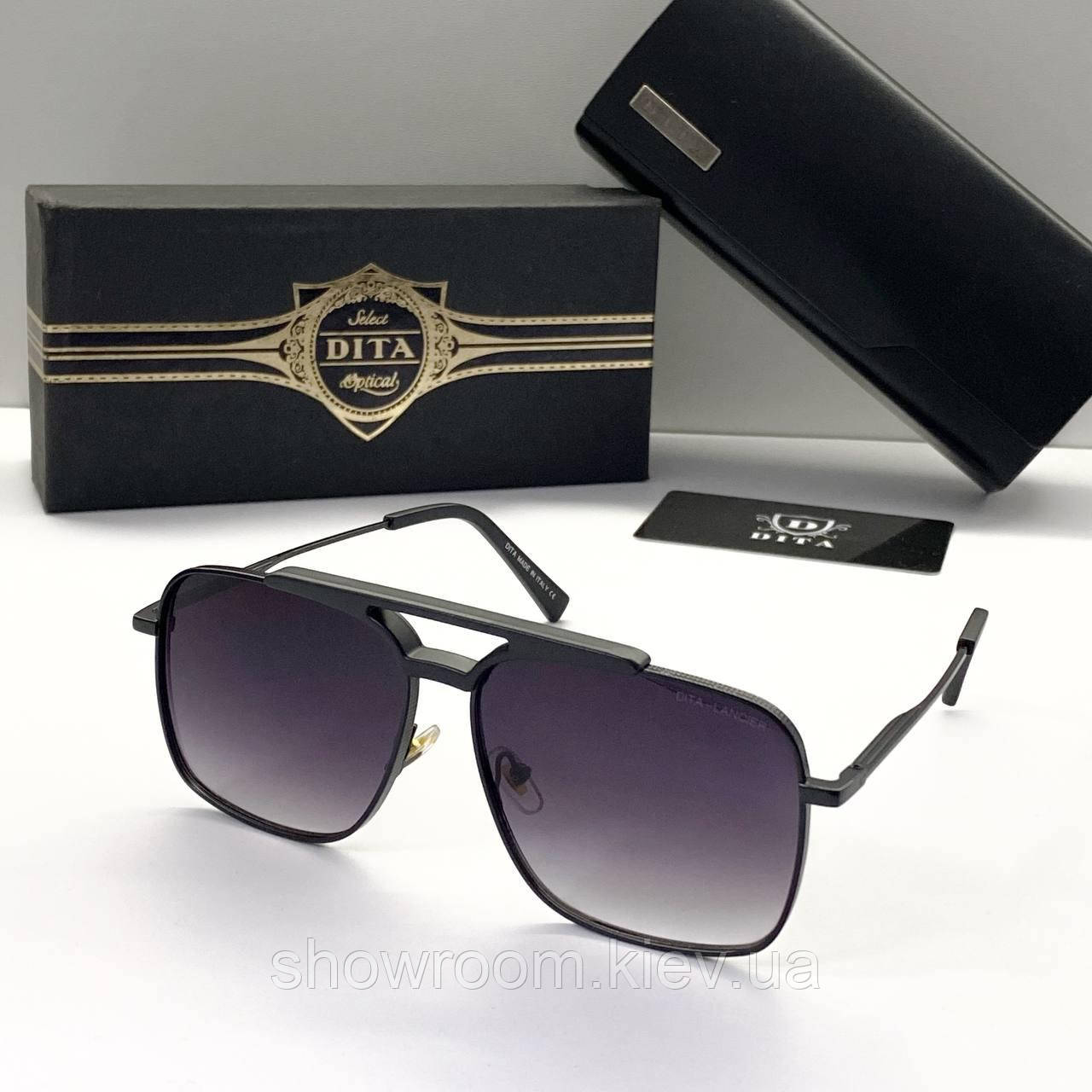 Чоловічі сонцезахисні окуляри Dita Lancier black