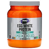 Яичный протеин NOW Foods, Sports "Egg White Protein Powder" без добавок (544 г)