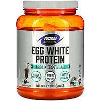 Протеин из яичного белка NOW Foods, Sports "Egg White Protein" со вкусом сливочного шоколада (680 г)