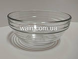 Салатниця скляна 12 см в діаметрі UniGlass Salad Bowls, фото 3