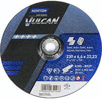 Круг шлифовальный по металлу и нержавеющей стали NORTON VULCAN 230х22,2 мм t=6,4 мм (70V705)