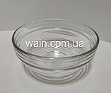 Салатник скляний 17 см в діаметрі UniGlass Salad Bowls, фото 3