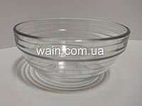 Салатник скляний 17 см в діаметрі UniGlass Salad Bowls