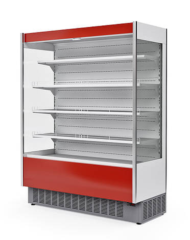 Холодильна гірка 1 метр Флоренція ВХСп-1,0 CUBE червона, фото 2