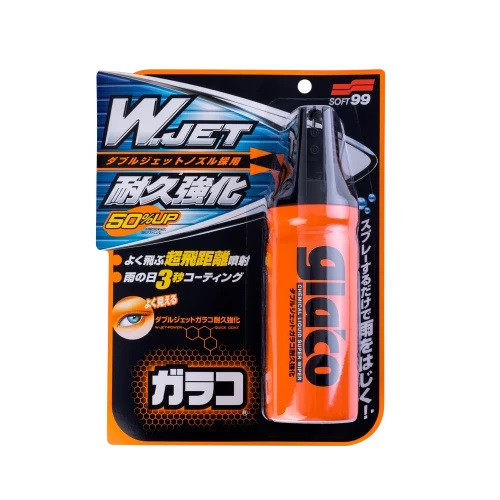 Антидощ для скла миттєвої дії SOFT99 Glaco "W" JET Strong, 180 мл, фото 1