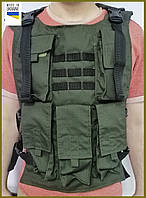 Розвантаження тактичне плюс плитоноска, жилет розвантажувальний, без пластин 01217584