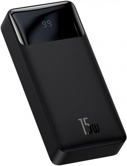 Powerbank Baseus Bipow 20000mah 15 W (ppdml-J01) Павербанк зарядний пристрій, батарея Чорний