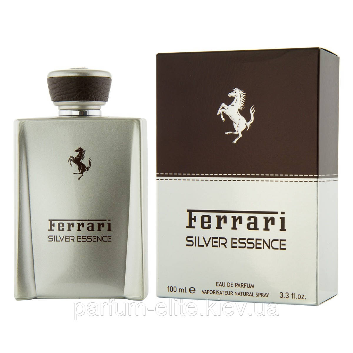 Мужская парфюмированная вода Ferrari Silver Essence 100ml - фото 4 - id-p258633077