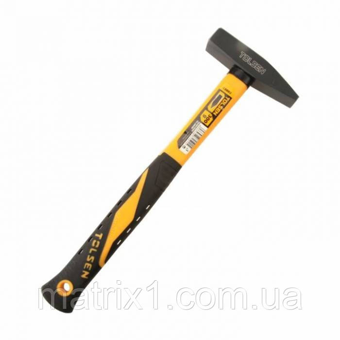 Молоток слюсарний 2 кг ручка зі скловолокна GRIPro TOLSEN 25008, фото 1