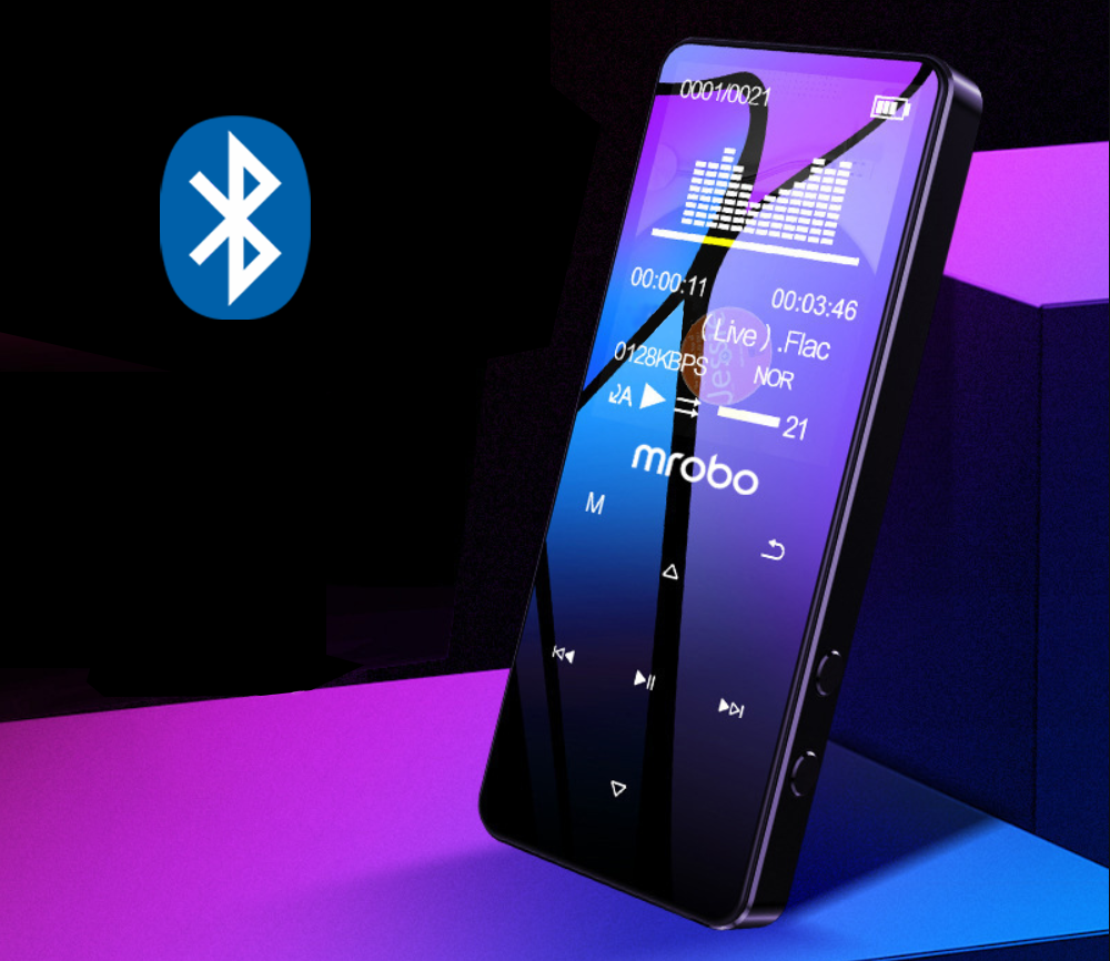 MP3 плеер Mrobo A6 Bluetooth Hi-Fi 4Gb с внешним динамиком (ID ...