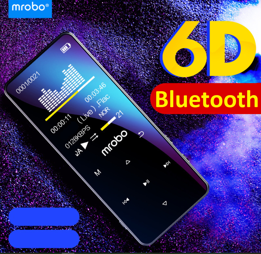 MP3 плеер Mrobo A6 Bluetooth Hi-Fi 4Gb с внешним динамиком (ID ...