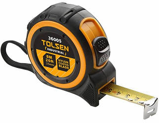 Рулетка ПРОФІ 10м х 25мм TOLSEN 36006