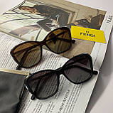 Брендові жіночі сонячні окуляри (2619) black, фото 5