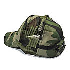 Чоловіча кепка зсу із сіткою Світлий дубок / Бейсболка-кепка літня, фото 2