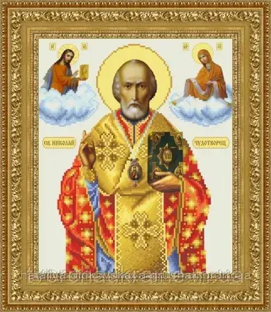 Бісерна заготовка "Св. Микола Чудотворець" ТО-066