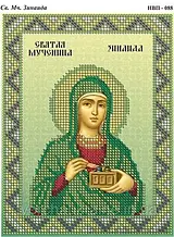 Схема для вишивки бісером Св. Мч. Зінаїда