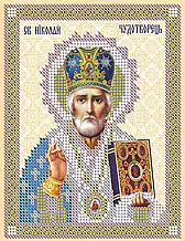 Схема для вишивки бісером Св. Микола Чудотворець