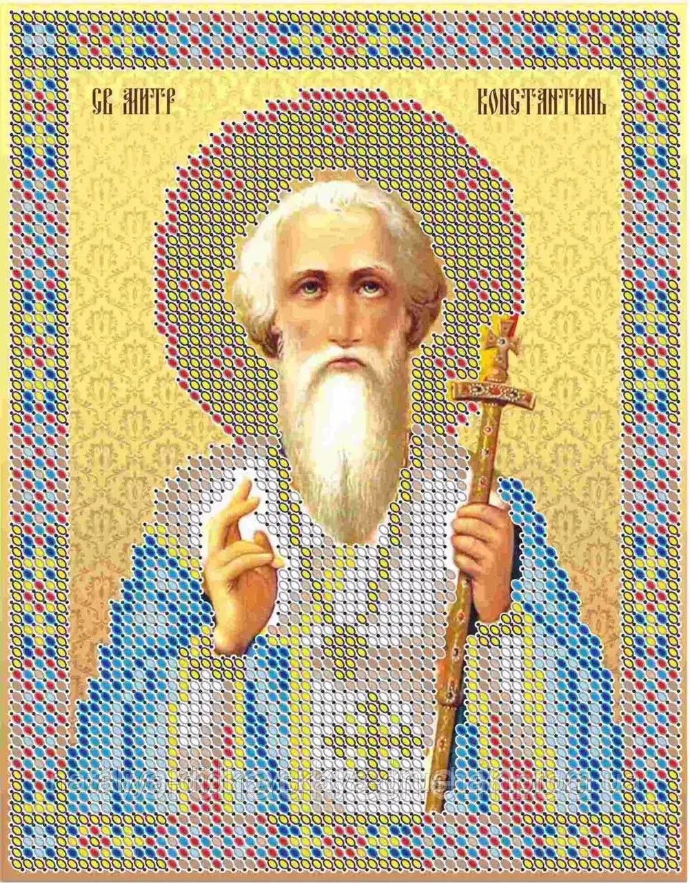 Схема для вишивки бісером Св. Костянтин