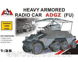 Важкий броньований автомобіль ADGZ [late] 1/35 AMG Models 35502, фото 1