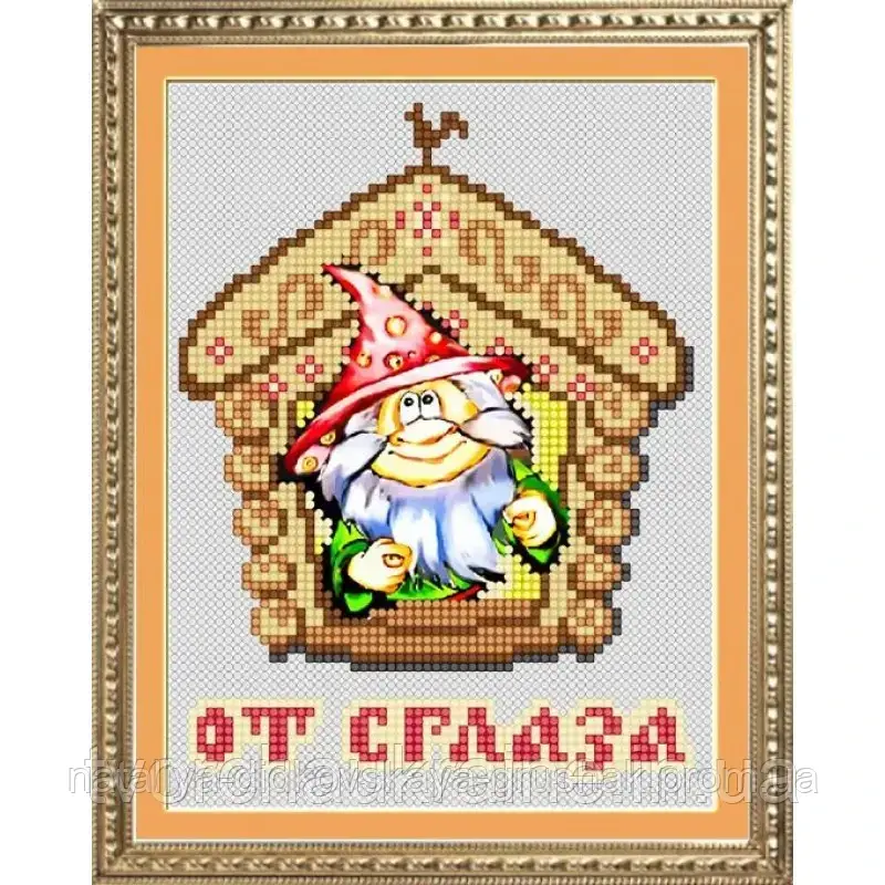 Від пристріту (оберіг). Набір алмазної живопису (круглі камені, часткова)