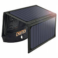 Зарядка на солнечной батареи 2400 мАч 19 Вт USBx2 Choetech