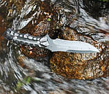 Ніж мисливський Columb OD105 товстий клинок, металева рукоять, якісна сталь., фото 6