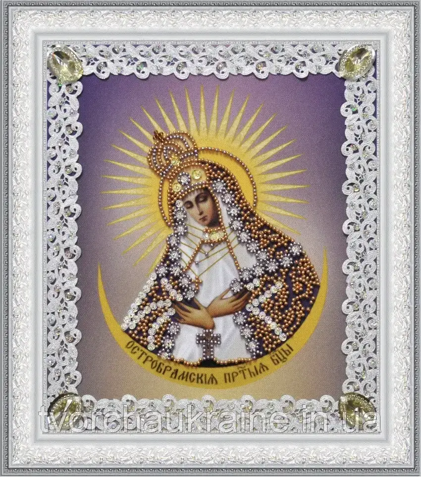 Остробрамська ікона Божої Матері (ажур). Набір для вишивання бісером