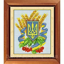 Герб України 3. Dream Art. Набір алмазної живопису (квадратні, повна) (Z1601)