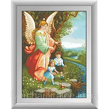 Ангел Хоронитель. Dream Art. Набір алмазної живопису (квадратні, повна) (Z4501)
