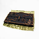 Мангал кований розкладний валіза (чохол, кочерга і совок), на 8 шампурів, фото 5
