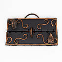 Мангал кований розкладний валіза (чохол, кочерга і совок), на 8 шампурів, фото 4