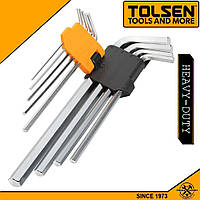 Комплект удлиненных шестигранных ключей 9 шт 1.5-10 мм TOLSEN 20049
