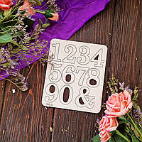 Чіпборд набір цифри