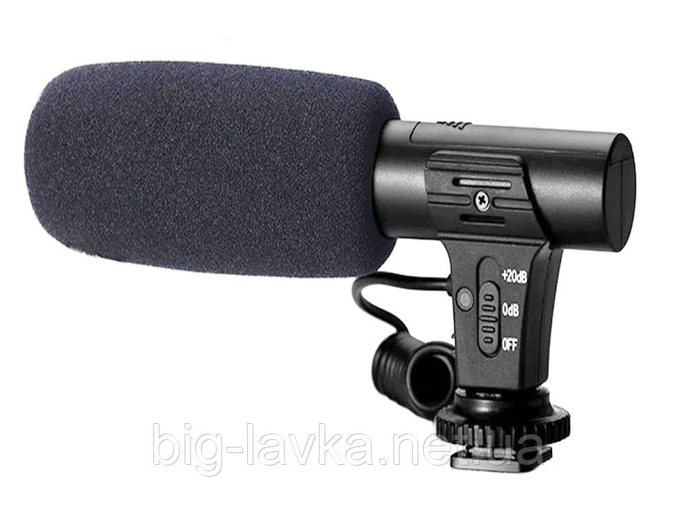 Мікрофон Mamen MIC 05 для камер і смартфонів
